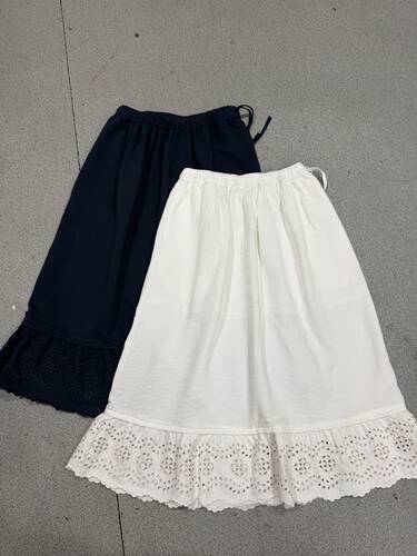 春天新品甜美少女刺绣镂百搭显瘦少女半裙9999