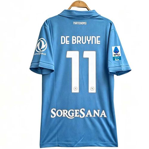26-27 Napoli home football jersey De Bruyne McTominay