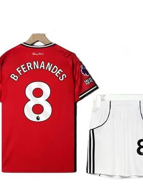 2025/26 Manchester United's  kids kit B.Fernandes jersey