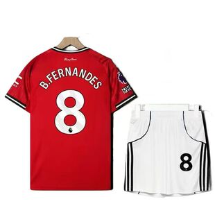 2025/26 Manchester United's  kids kit B.Fernandes jersey