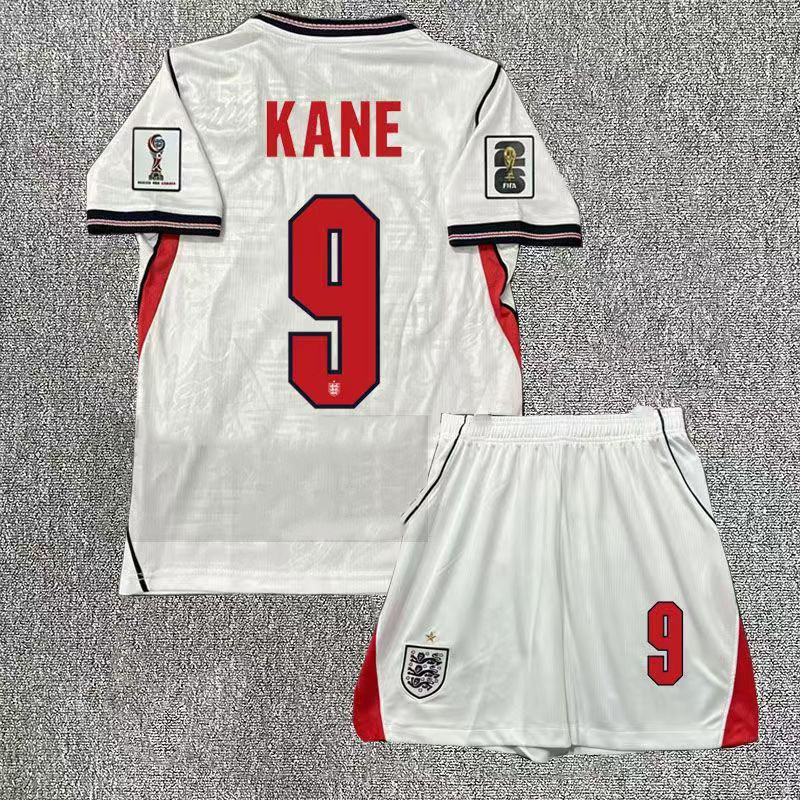 2026-27 England Kids kits Kane Bellingham Soccer Jersey