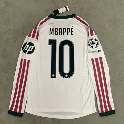 26/27 Real Madrid home long Soccer Jersey Football T-Shirts