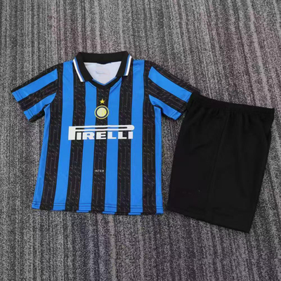 Inter Milan 97-98 Ronaldo Retro Kids kit Football Shirt
