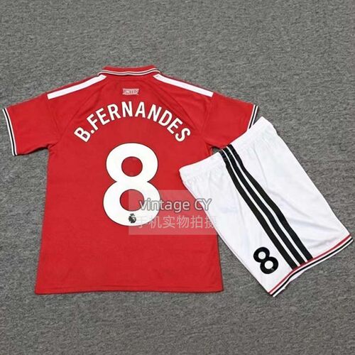 2026/27 Manchester United's kids kit B.Fernandes jersey