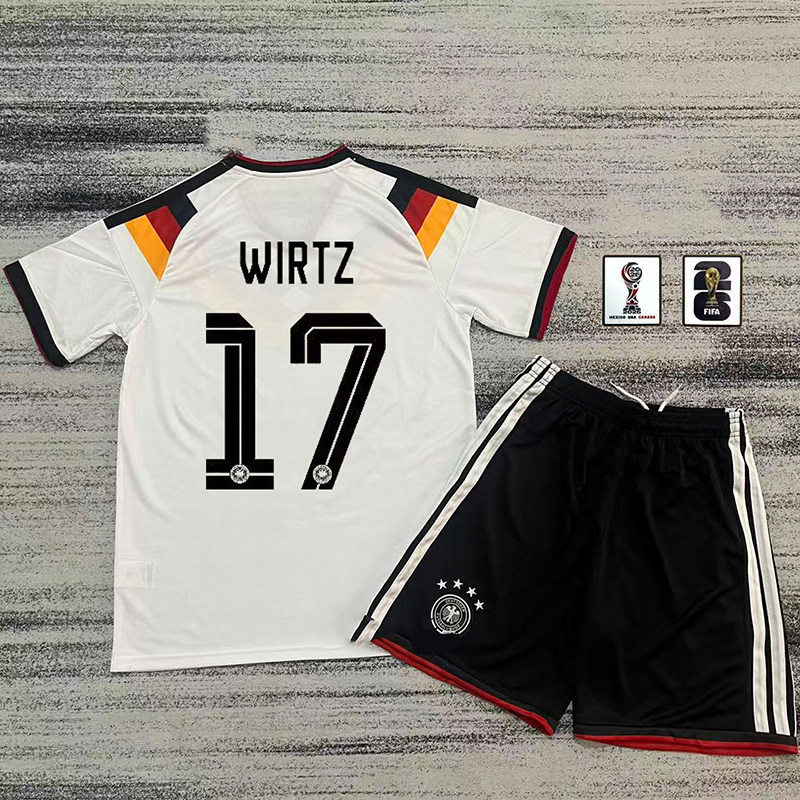 Germany jersey kids kit 2026  WIRTZ MULLER soccer jersey图片