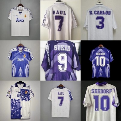 Vintage 96 97 RAUL Seedorf Real Madrid Soccer Jersey