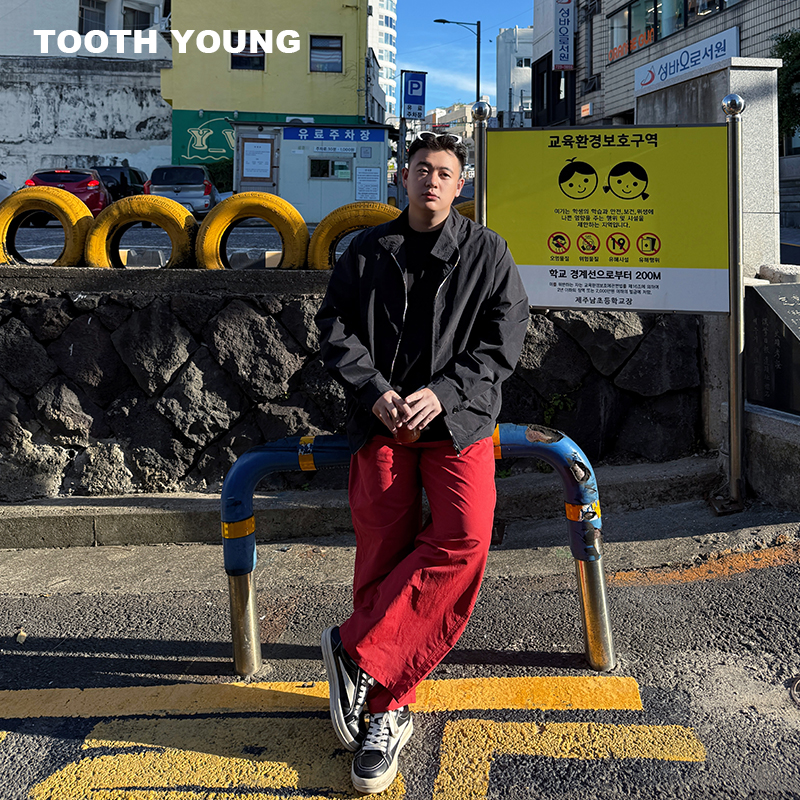 郑一爱穿搭【济州岛欧巴】户外立领外套大码秋季通勤短款大码夹克