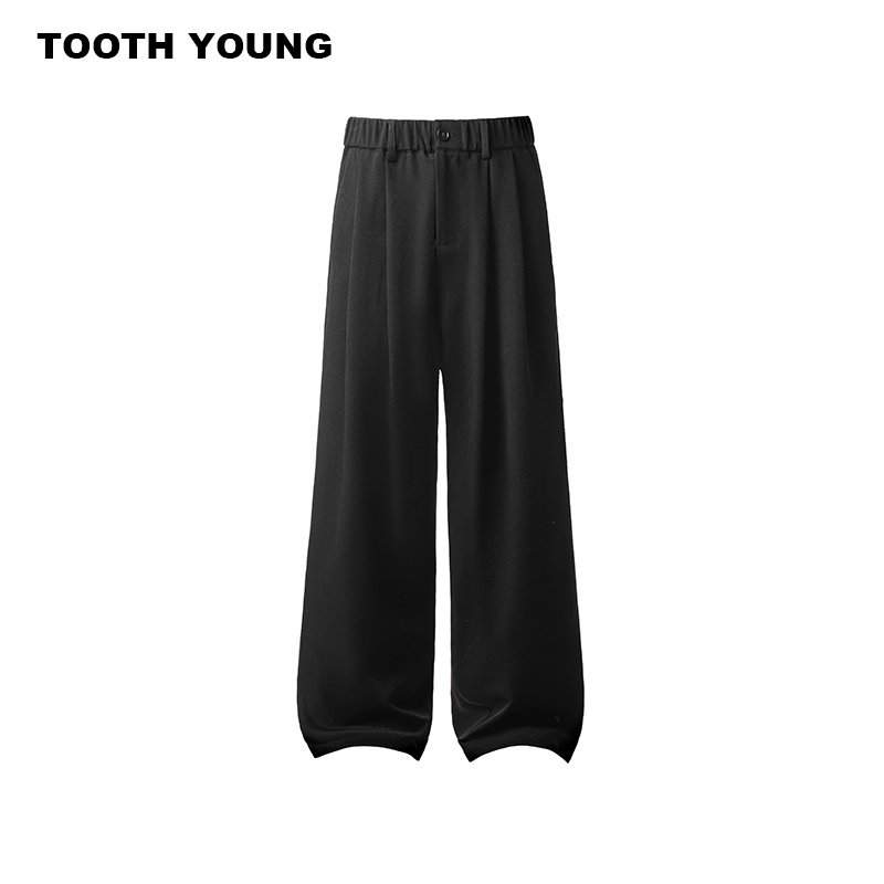 郑一爱穿搭【气质西裤】春上新简约高级感男宽松显瘦直筒休闲西裤