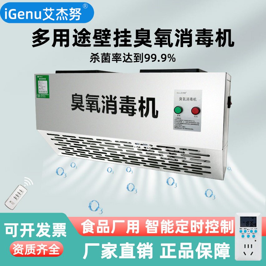 壁挂式臭氧发生器垃圾房除臭空气净化食品厂车间养殖场臭氧消毒机