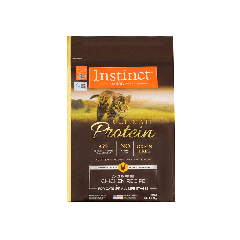 instinct高蛋白美国全猫粮