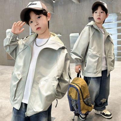 男童春秋新款洋气儿童风衣
