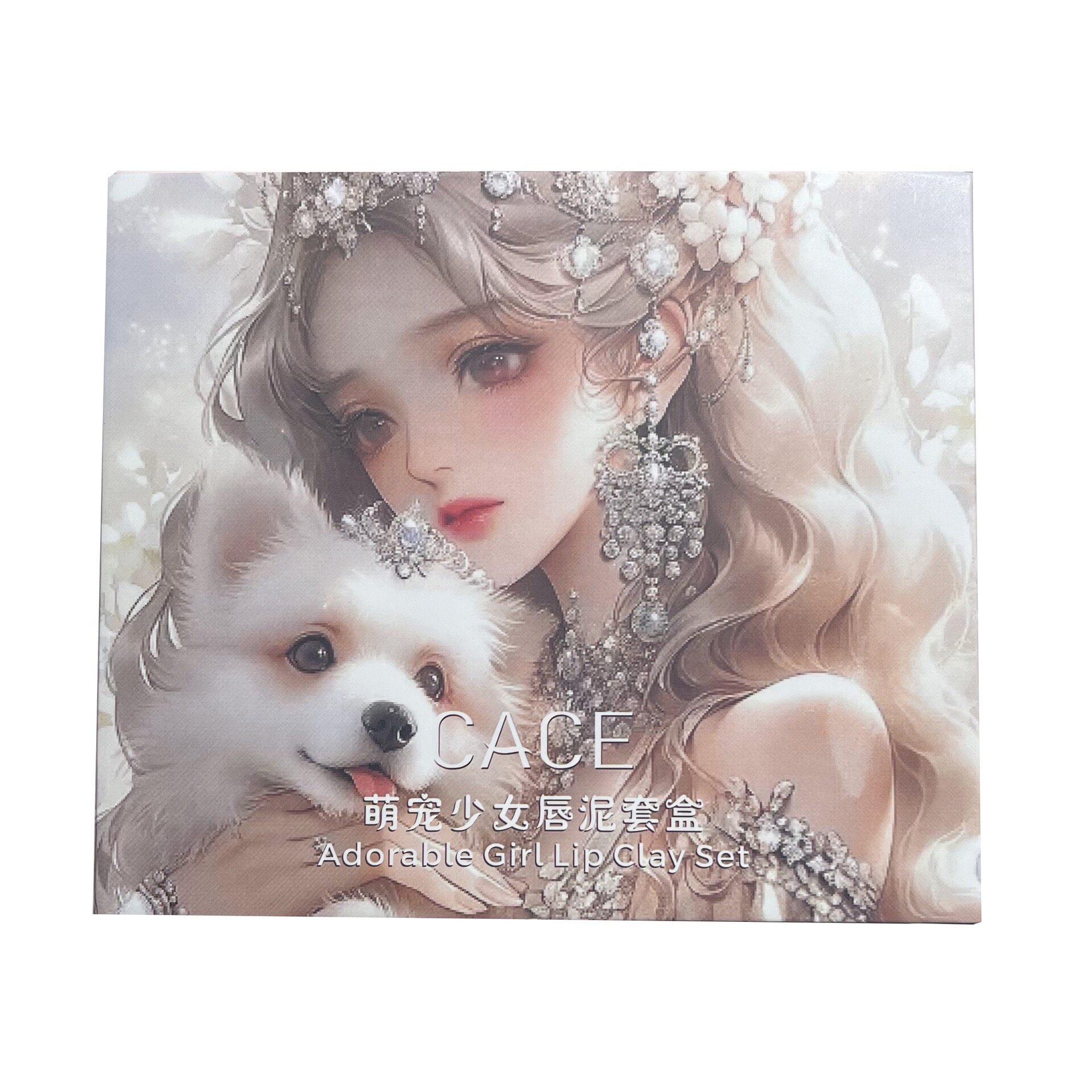 CACE新款萌宠少女唇泥套盒 雾面韩系学生套装6色秋季深色系口红女