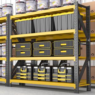 仓储快递货架置物架多层超市落地置物架货物架地下室家用收纳铁架