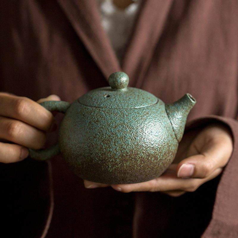 碌心 中式粗陶西施壶 陶瓷家用泡茶壶复古办公室单壶功夫茶具茶壶,餐饮具,茶壶,淘宝优惠券,粉丝福利购,淘宝优惠卷