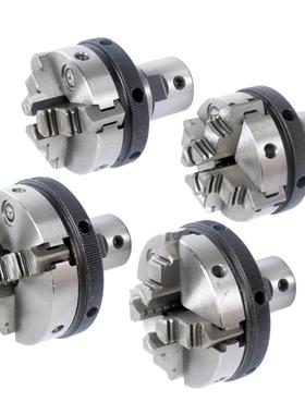 莫氏锥柄B1216固定轴手紧超薄车床台钻三四爪电钻夹头套卡盘螺纹