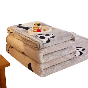 加厚牛奶绒空调毛毯铺床法兰绒毯子珊瑚绒小盖毯沙发办公室午睡毯