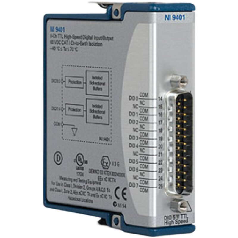 AMERICAN NI 9401 고속 양방향 디지털 I|O 모듈 779351-01은 상태가 매우 양호하며 SF EXPRESS에 재고가 있습니다
