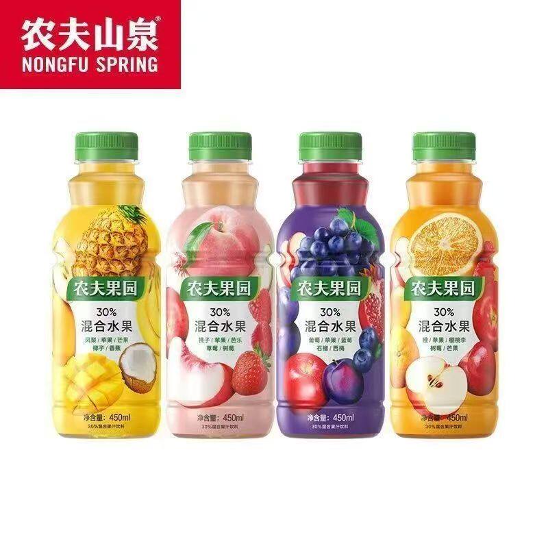 农夫果园橙汁桃汁果蔬汁15瓶装