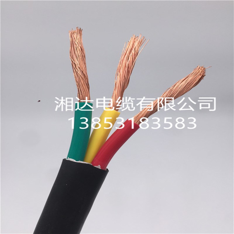 国标RVV软芯铜护套线2 3s 4 5芯10 16 25 35平方电线电缆三相四线