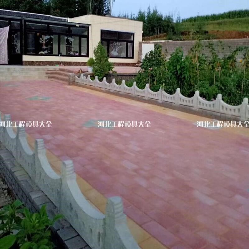 水泥花池围砖模具仿古花园围栏小区别墅花坛菜园古建筑栅栏模板