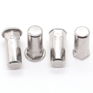 304半六角盲孔拉铆螺母 平头小沉头半六角拉铆螺母M4M5M6M8M10M12