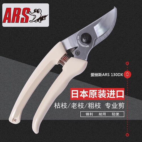 爱丽斯修枝剪果树树枝剪刀园艺鲜花修花园林树剪刀日本原装进口