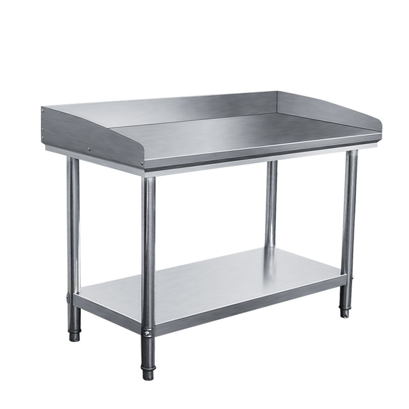 饭店后厨加厚长方形不锈钢工作台带挡板厨房专用围边操作台切菜桌,包装,五金配件包装,淘宝优惠券,粉丝福利购,淘宝优惠卷