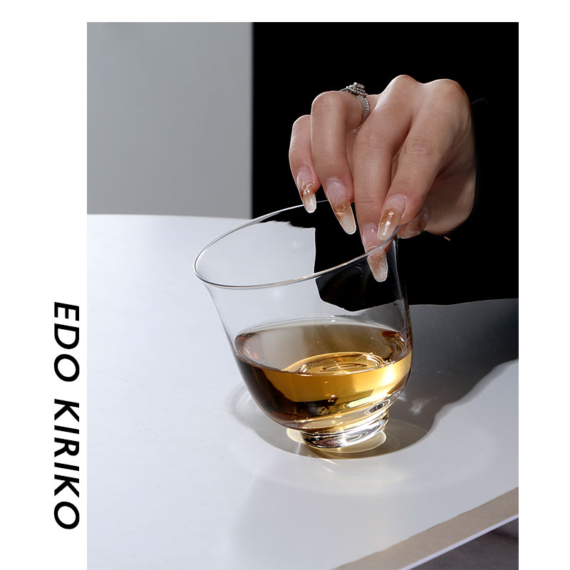 中古咖啡杯酒杯玻璃杯子美式水晶