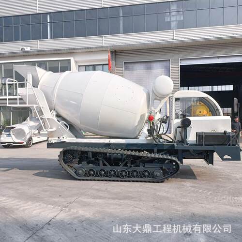 水利工程履带混凝土运输车2方履带混凝土运输车砂浆搅拌车