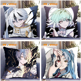 废墟图书馆周边罗兰安吉拉脑叶公司阳阿尔加利亚双面抱枕来图定制