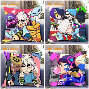 荒野乱斗周边抱枕雪莉妮塔柯尔特公牛潘妮卡尔雅琪帕姆斯派克定制