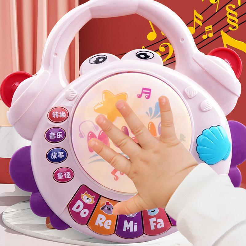 音乐鼓宝宝音乐手拍鼓拍拍鼓早教8益智1岁3-6-9个月一六婴儿玩具8