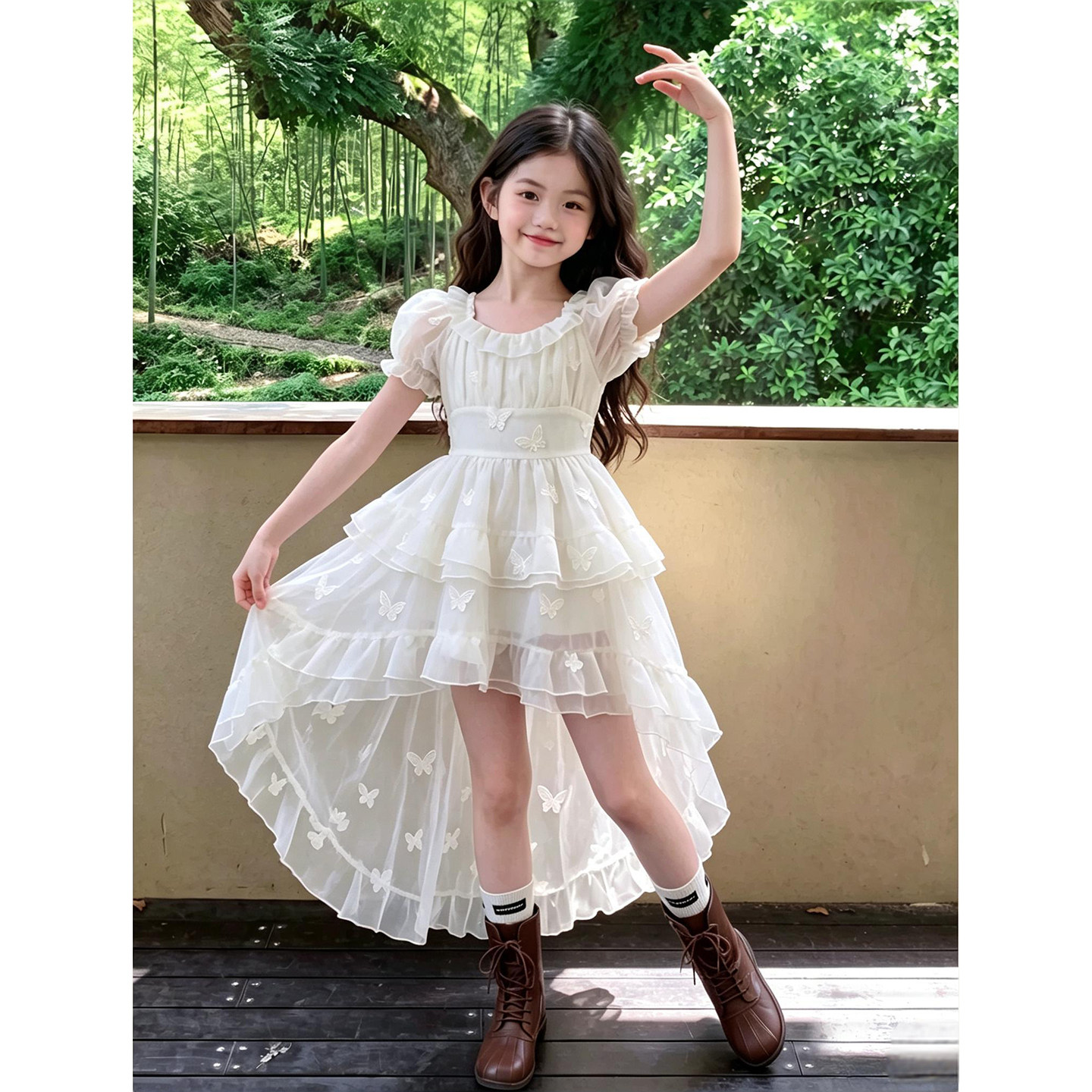 女童夏季连衣裙千金风小