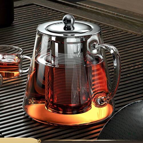 玻璃泡茶壶茶具套装家用水壶耐高温加厚耐热过滤水壶煮茶壶器939