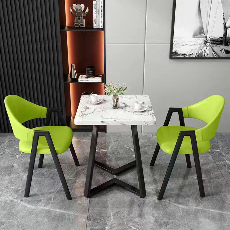 北欧简约洽谈小圆桌椅组合接待会客议休闲培训机构桌椅阳台三件套