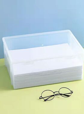 工厂 71TX透明放A4文件分类证件收纳盒抽屉储物箱塑料办公室打