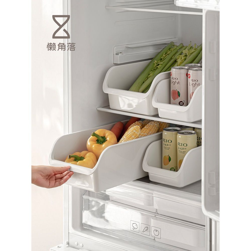 冰箱收纳盒食品级鸡蛋蔬菜保鲜盒厨房收纳整理饮料储物盒子