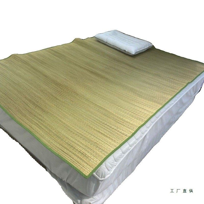 学生宿舍老式夏季草席天然1.5m加厚1.2m家用单人直筒0.8米宽草席