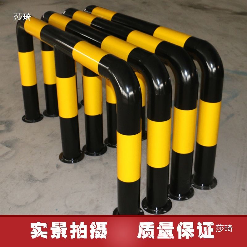 M型钢管防撞护栏道路防护固定U型加油站加厚停车位桩隔离警示柱
