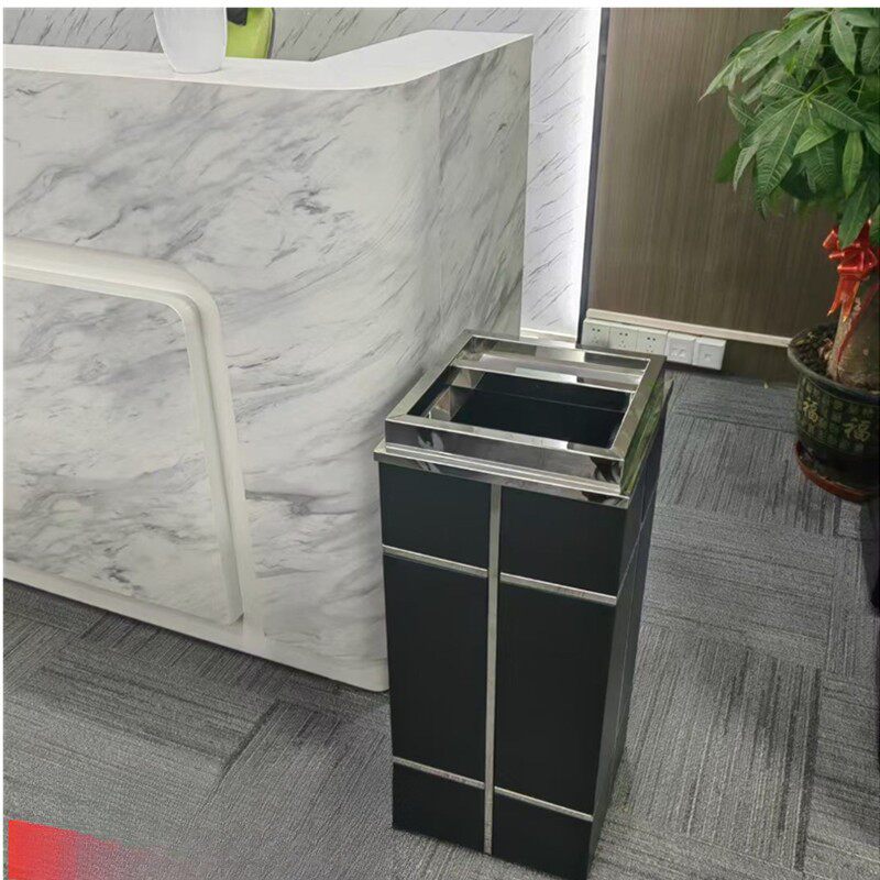 顺南新中式垃圾桶酒店大堂立式带烟灰缸创意古典走廊电梯口荣小荣