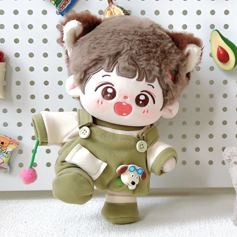 娃衣//棉花娃娃衣服超便宜平价恤背带裤鞋子三件套