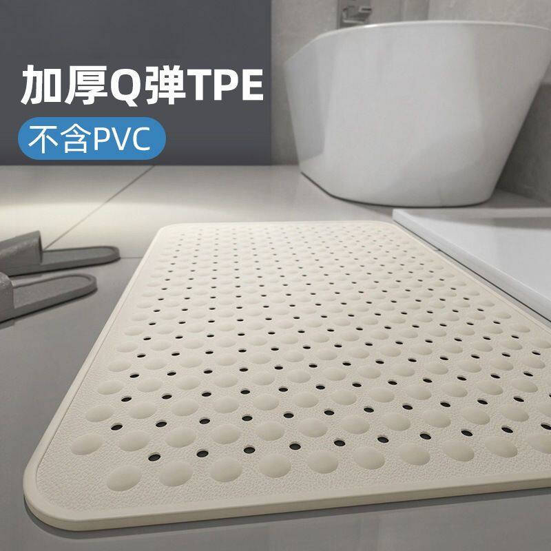 浴室防滑垫淋浴房卫生间洗澡脚垫防摔地垫冲凉老人孕妇防滑硅胶垫