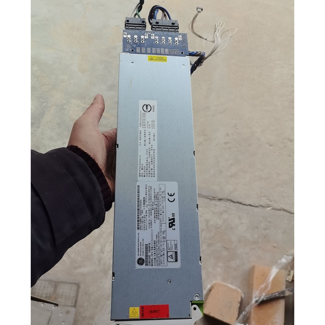GE通用牌开关电源输入带尾套线束参数如图CP2725AC54TEZ-IP