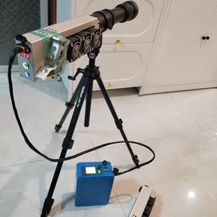 104米光功率500瓦分体式激光点火器远程定点焚烧农作物驱害虫500w