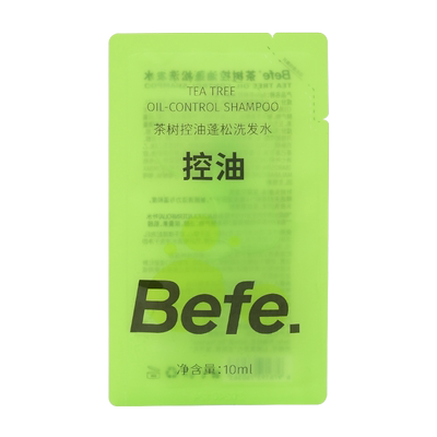 befe茶树控油蓬松洗发水10ml*5片