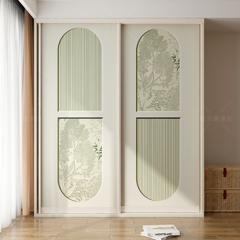 衣柜门贴纸加厚出租房改造家具翻新装饰卧室柜门改色墙贴自粘贴画