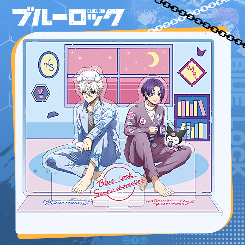 蓝色监狱蓝锁三丽鸥睡衣御影玲王凪诚士郎亚克力立牌生日谷子周边,模玩/动漫/周边/娃圈三坑/桌游,动漫徽章/立牌,淘宝优惠券,粉丝福利购,淘宝优惠卷