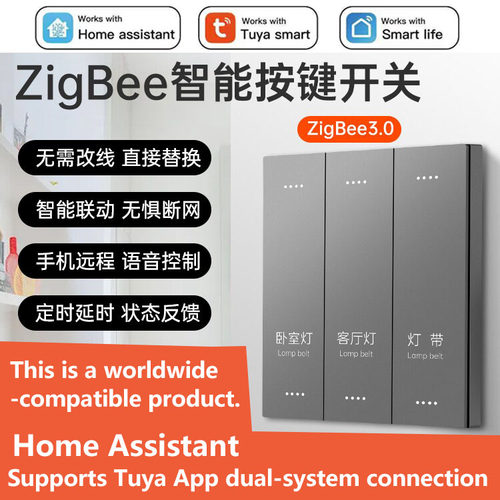 HomeAssistant涂鸦全屋智能开关
