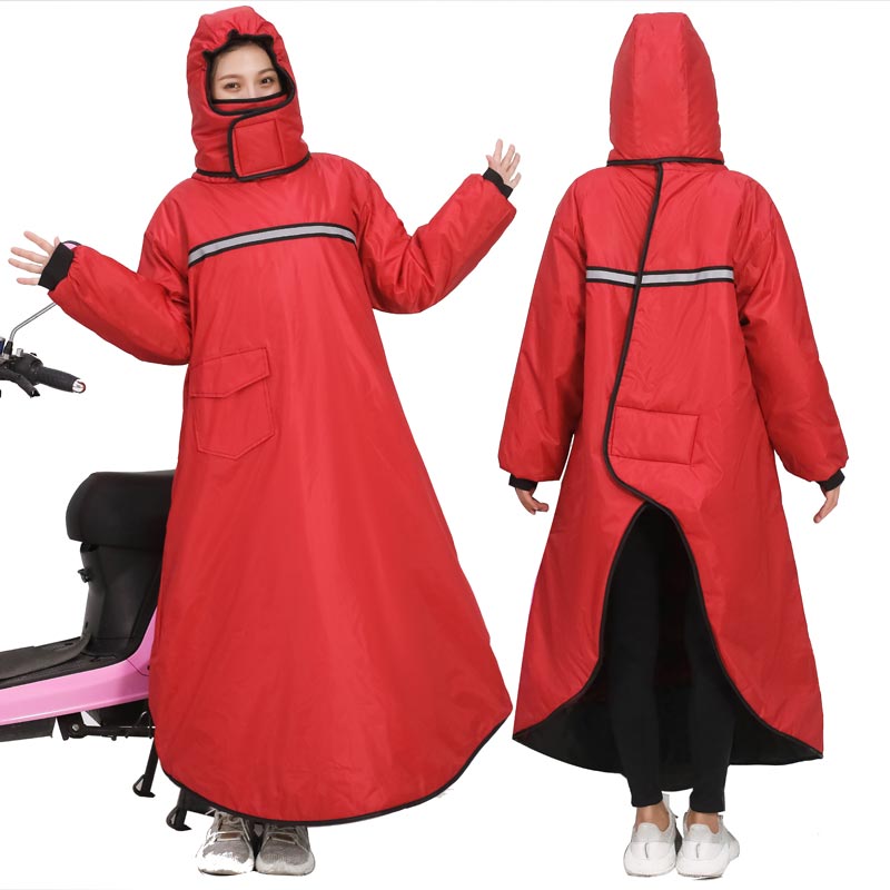 电动摩托车挡风被冬季加绒保暖