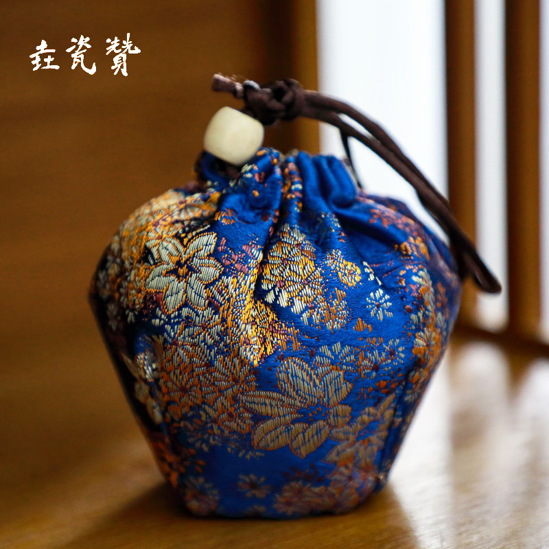 垚瓷赞加厚夹棉茶具便携收纳袋子图片